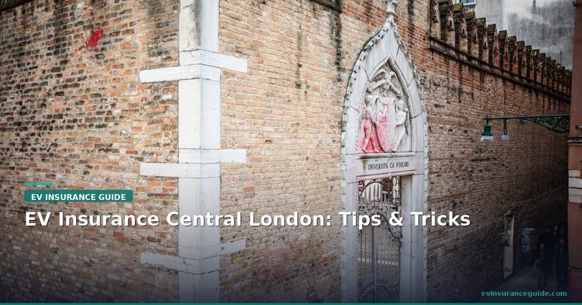 EV Insurance Central London: Tips & Tricks