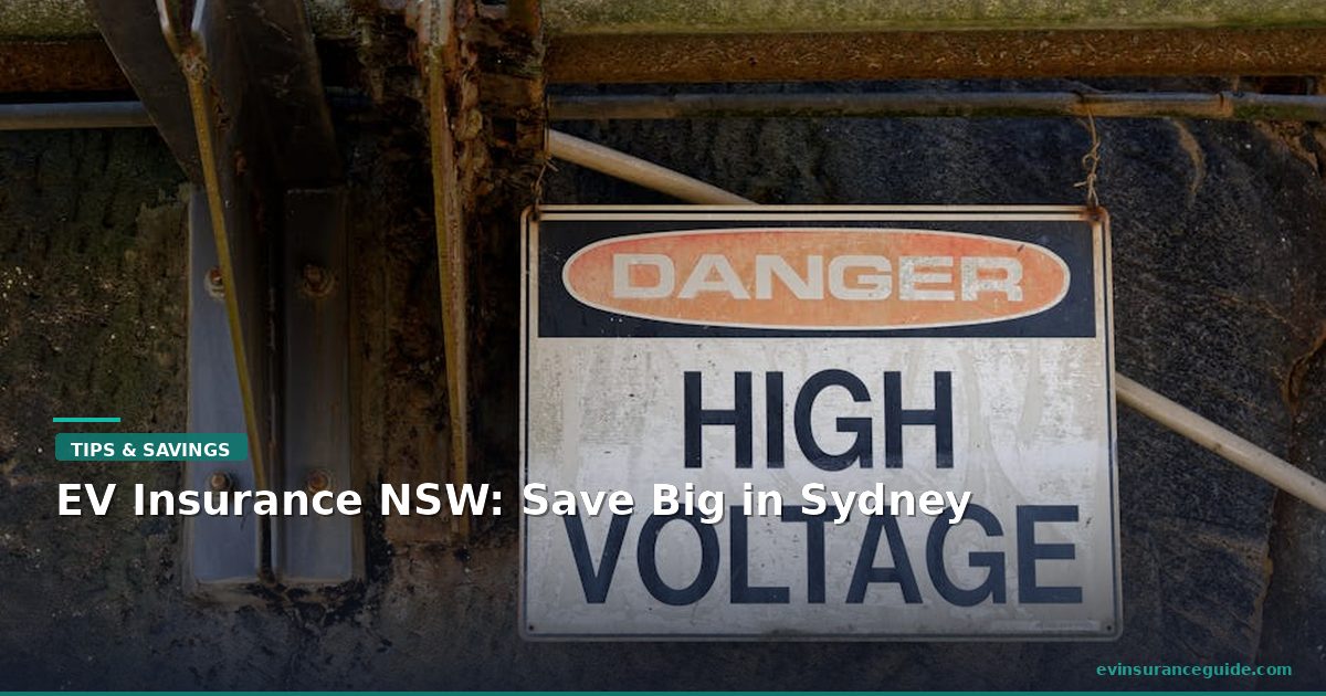 EV Insurance NSW: Save Big in Sydney